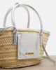Jacquemus Jacquemus Soli Small croc-effect raffia basket bag - 6