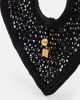 Jacquemus Jacquemus Spiaggia Coeur Small raffia top-handle bag - 6