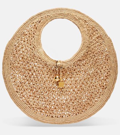 Jacquemus Jacquemus Spiaggia raffia tote bag