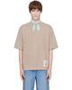 JACQUEMUS JACQUEMUS Taupe 'Le Torneo' T-shirt - 1