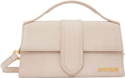 JACQUEMUS JACQUEMUS Taupe Les Classiques 'The large Bambino' Bag