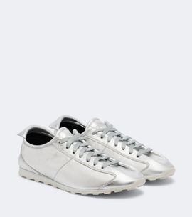 Jacquemus Jacquemus Tennis metallic leather sneakers
