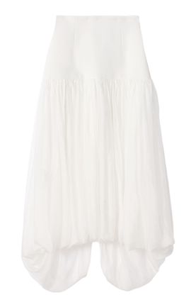 Jacquemus Jacquemus The Alta BubbleHem Midi Skirt