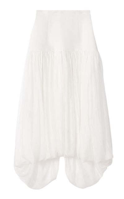 Jacquemus Jacquemus The Alta BubbleHem Midi Skirt
