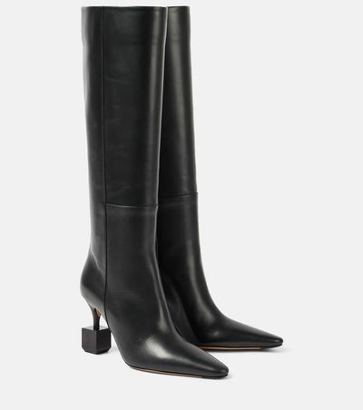 Jacquemus Jacquemus The Bisou leather knee-high boots