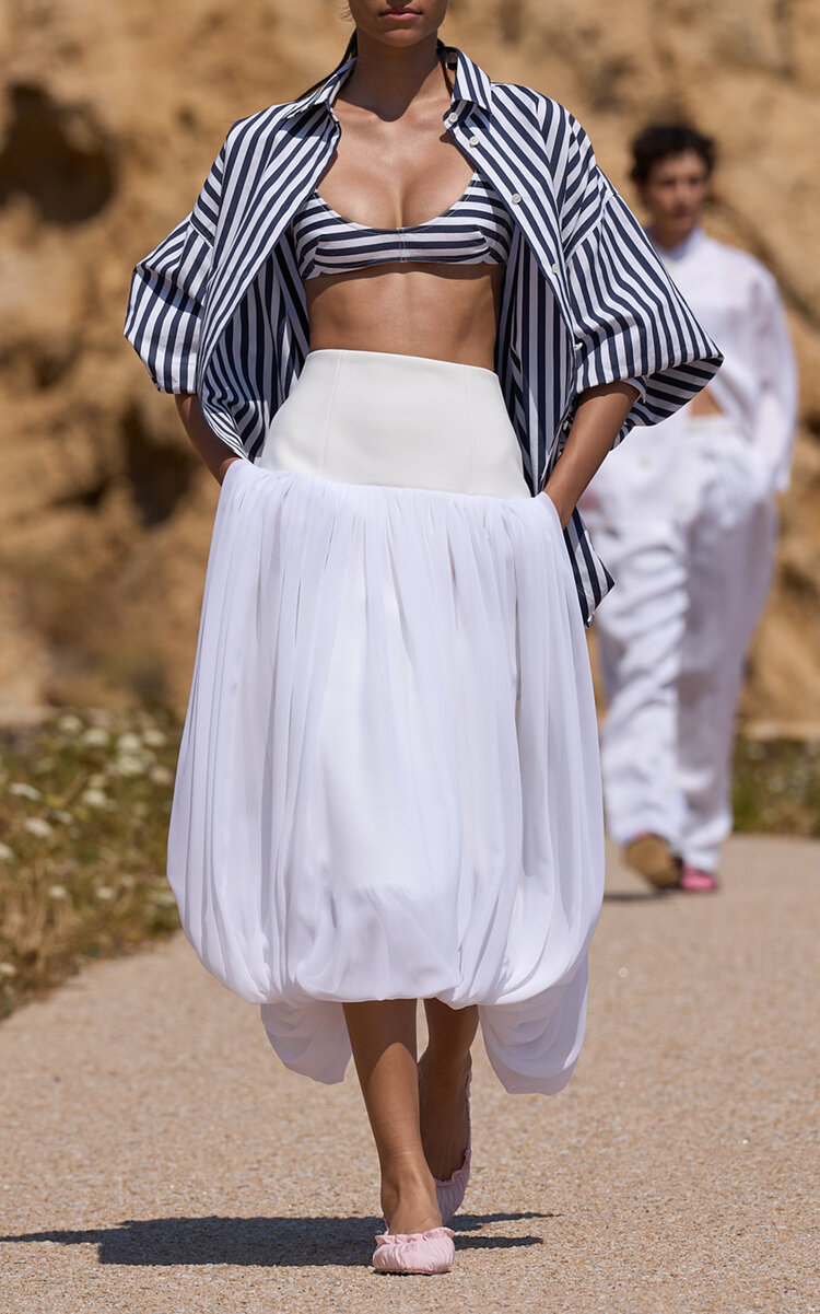 Jacquemus Jacquemus The Cala Striped CottonLinen Shirt