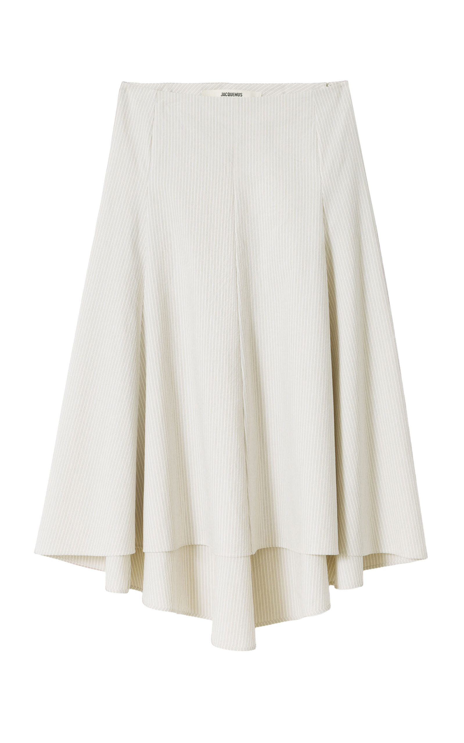 Jacquemus Jacquemus The Calisson HighLow Cotton Midi Skirt