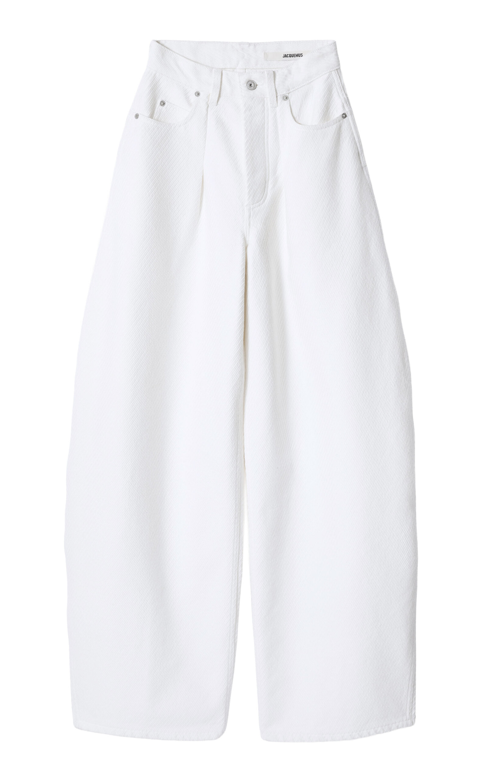 Jacquemus Jacquemus The Ovalo MidRise Denim BarrelLeg Jeans