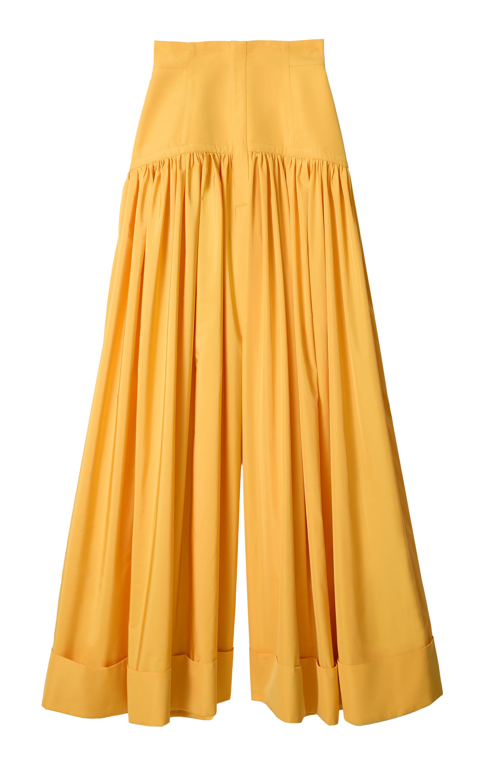 Jacquemus Jacquemus The Pietra Hem Pleated Cotton WideLeg Pants
