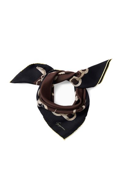 Jacquemus Jacquemus The Tassel Chain Silk Scarf