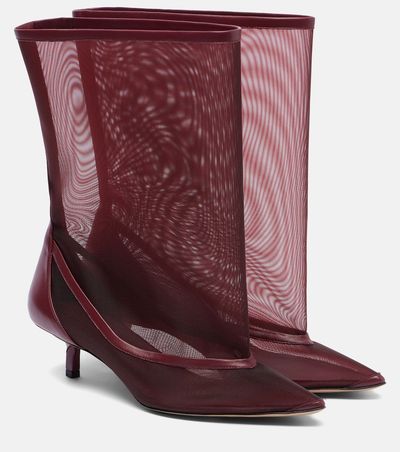 Jacquemus Jacquemus Tourni mesh ankle boots