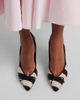 Jacquemus Jacquemus Tourni striped raffia-effect pumps - 2