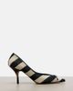 Jacquemus Jacquemus Tourni striped raffia-effect pumps - 5