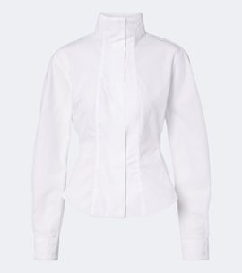 Jacquemus Jacquemus Tulipe open-back cotton poplin shirt