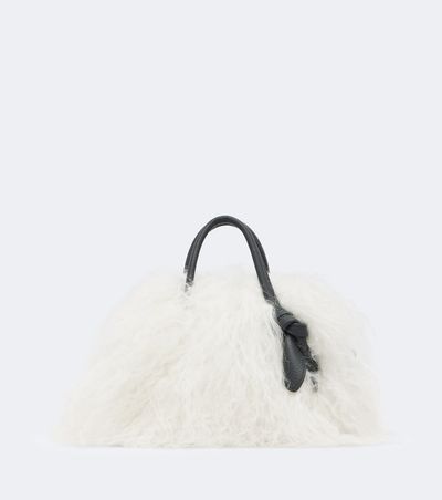 Jacquemus Jacquemus Turismo Small shearling bowling bag
