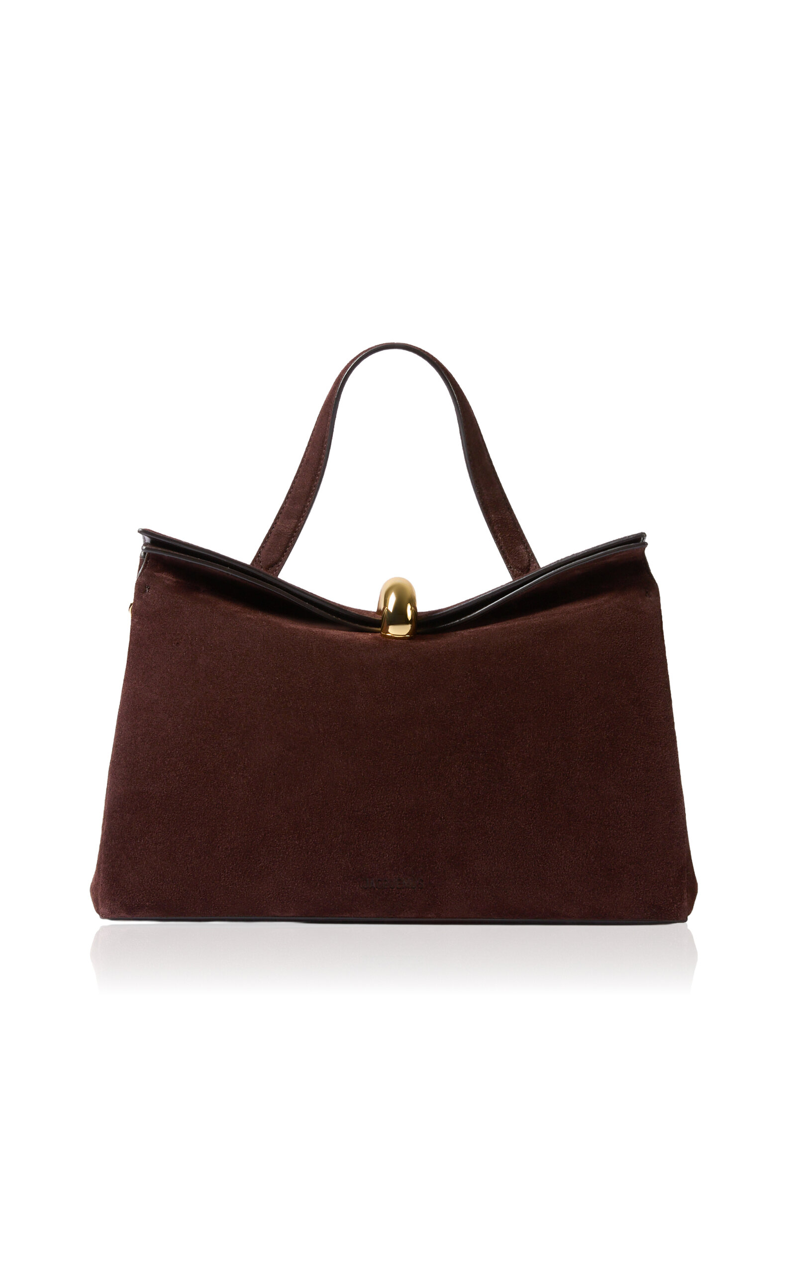 Jacquemus Jacquemus Valerie Top Handle Suede Bag