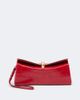 Jacquemus Jacquemus Valérie croc-effect leather clutch - 1