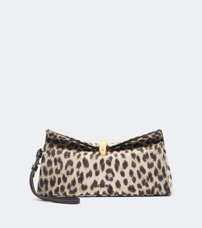 Jacquemus Jacquemus Valérie leopard-print canvas clutch