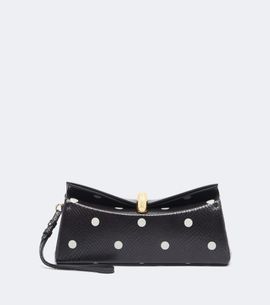 Jacquemus Jacquemus Valérie polka-dot leather clutch