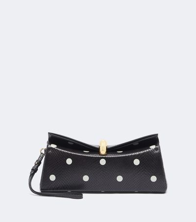 Jacquemus Jacquemus Valérie polka-dot leather clutch