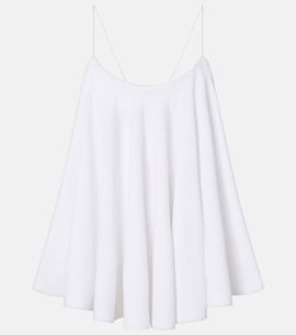 Jacquemus Jacquemus Voile open-back jersey top