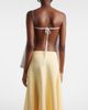 Jacquemus Jacquemus Voile open-back jersey top - 4