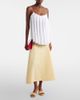 Jacquemus Jacquemus Voile open-back jersey top - 5