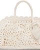 JACQUEMUS JACQUEMUS White 'The small Turismo Crochet' Bag - 1