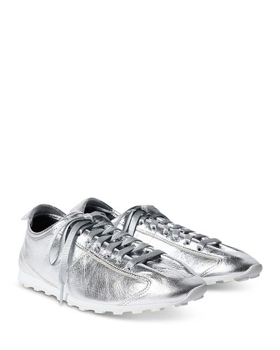 Jacquemus Jacquemus Women's The Tennis Metallic Leather Sneakers