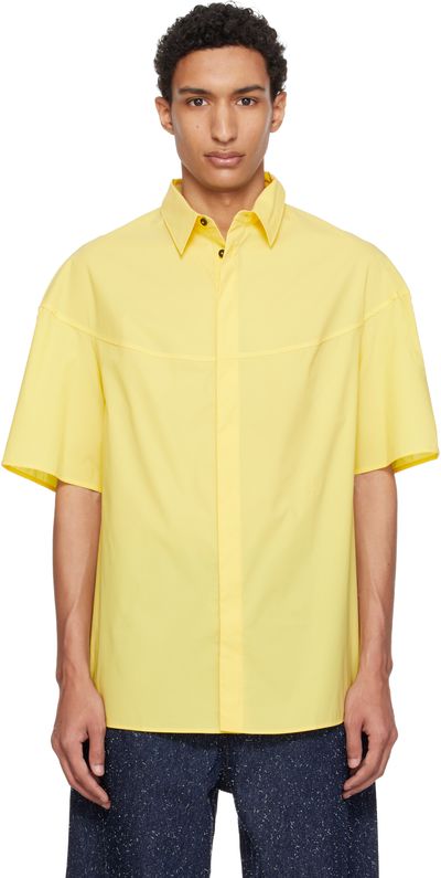 JACQUEMUS JACQUEMUS Yellow 'The Atelier short-sleeve' Shirt