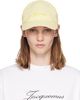 JACQUEMUS JACQUEMUS Yellow 'The Baluchon' Baseball Cap - 1