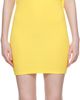 JACQUEMUS JACQUEMUS Yellow 'The Mistral short-sleeve' Minidress - 1