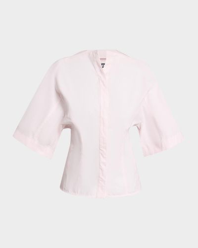 Jacquemus La Moisson Fitted Button-Down Shirt