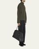 Jacquemus Men's Le Grand Turismo Leather Bowling Bag - 2