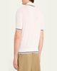 Jacquemus Men's Silk and Cotton Mesh Polo Shirt - 3