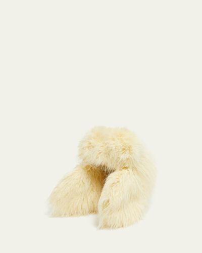 Jacquemus Men's The Large Chapka Faux Fur Trapper Hat