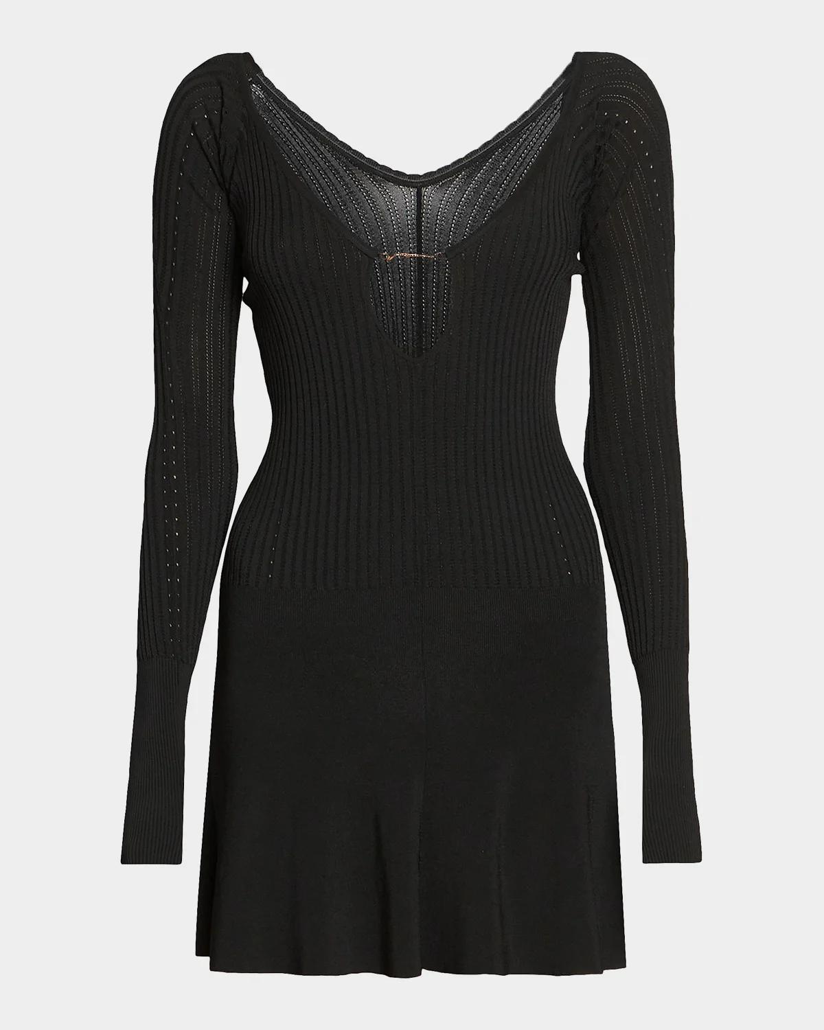 Jacquemus Pralu Logo Hardware Minidress