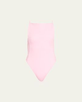 Jacquemus The Sole Open-Back One-Piece Swimsuit