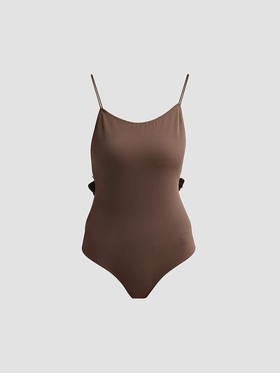 Jacquemus Women's Cabana Ruffle One-Piece Swimsuit