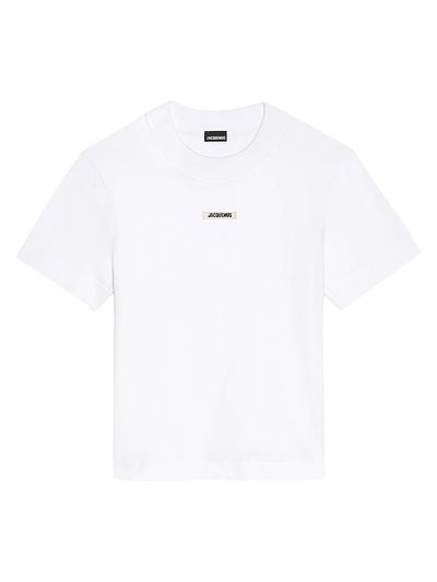 Jacquemus Women's Grosgrain Cotton Logo T-Shirt