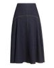 Jacquemus Women's La Jupe Triangle de-Nîmes Denim Midi-Skirt - 7