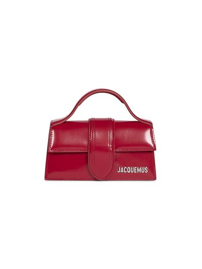 Jacquemus Women's Le Bambino Patent Leather Top Handle Bag