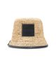 Jacquemus Women's Le Bob Soli Raffia & Leather Bucket Hat - 2
