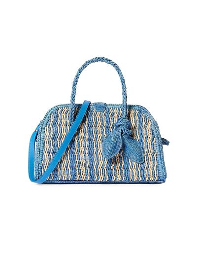 Jacquemus Women's Le Petit Turismo Raffia Tote Bag