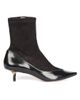 Jacquemus Women's Les Bottines Tourni 45MM Leather-Suede Sock Boots - 1