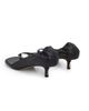 Jacquemus Women's Les Sandales 45MM Leather Covered-Heel Thong Sandals - 3