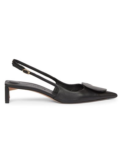 Jacquemus Women's Regalo Leather Slingback Pumps