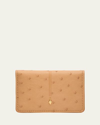 Jacques Marie Mage Men's Cassandre Ostrich Bifold Wallet