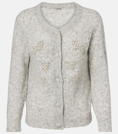Jacques Wei Jacques Wei Beaded alpaca and wool-blend cardigan