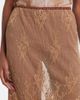 Jacques Wei Jacques Wei Layered leather-trimmed lace midi skirt - 4